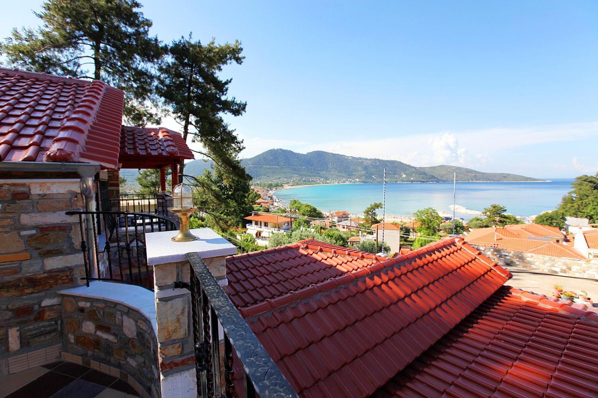 Castle Pontos Hotel Skala Potamia  Bagian luar foto