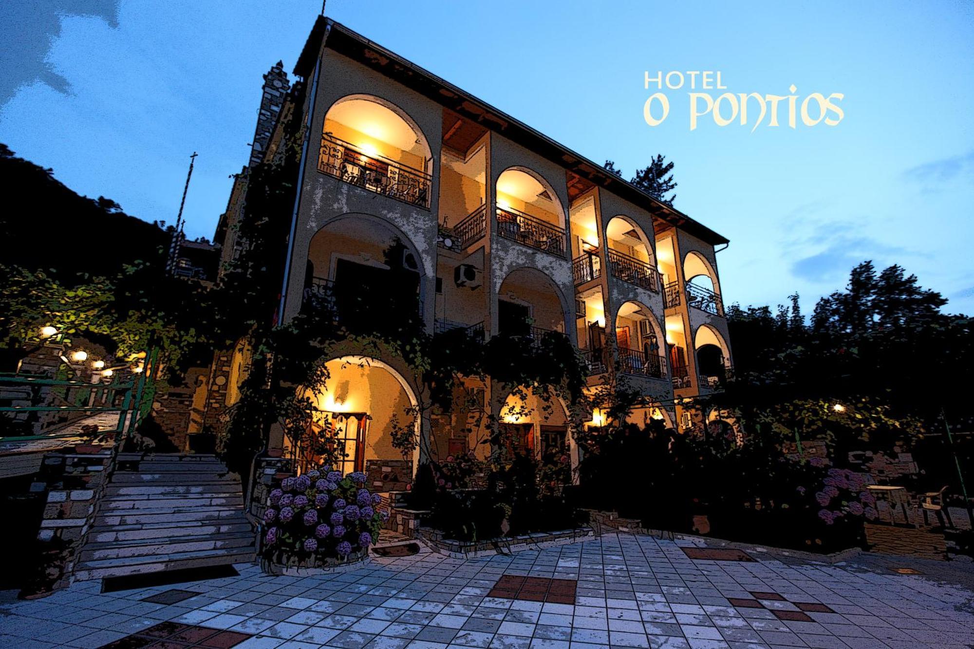 Castle Pontos Hotel Skala Potamia  Bagian luar foto