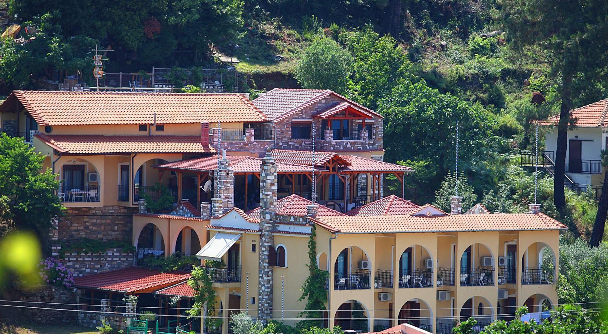 Castle Pontos Hotel Skala Potamia  Bagian luar foto