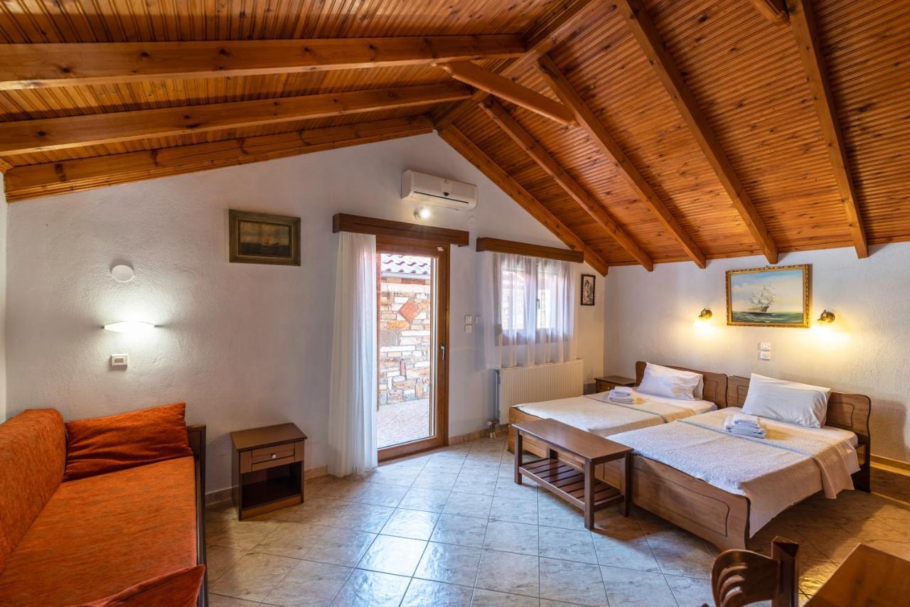 Castle Pontos Hotel Skala Potamia  Bagian luar foto
